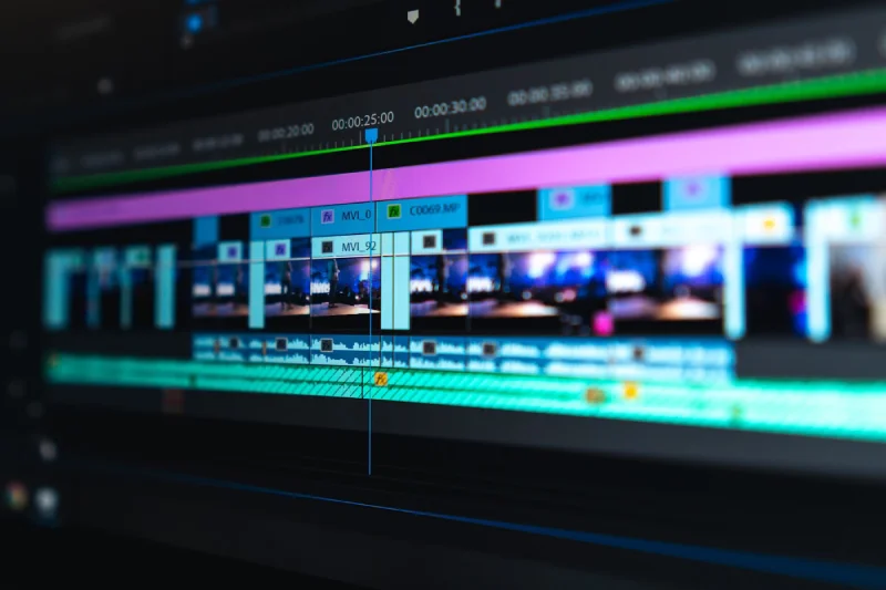 Video production setup for promotional content